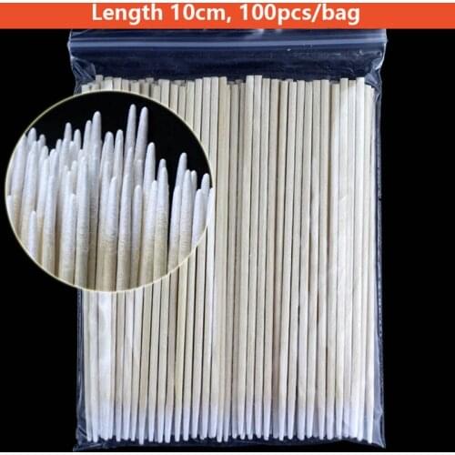 1000pcs 7cm 10cm Wood Cotton Swab Eyelash Extension Tools Medical Ear Care Cleaning Wood Sticks Cosmetic Cotton Buds Tip