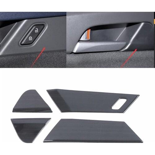 For Mazda CX-30 CX30 2020 2021 Stainless Steel Car Inner Door Handle Bowl Protector Cover Trim Sticker Car Accessories LHD