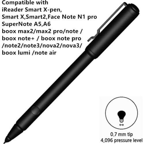 Electromagnetic Stylus iReader Smart X-pen Smart2/SuperNote A5 A6 Boox Max2 Pro Note+ Electronic Paper Book Reader Handwriting