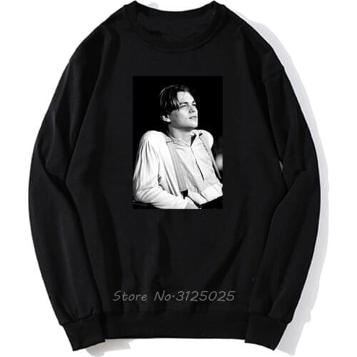 Leonardo Dicaprio Titanic Cotton Man Printed Hoodie Men Autumn Winter Pullover Sweatshirt Streetwear Harajuku
