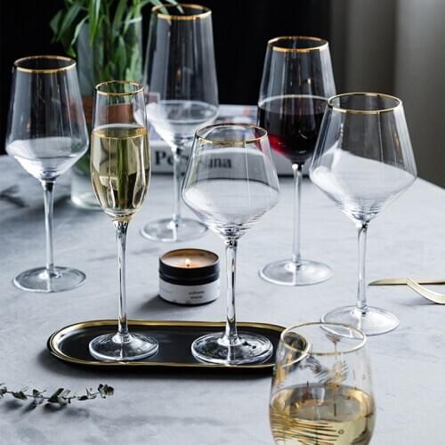 Crystal Wine Glass Champagne Phnom Penh Goblet Decanter Water Cups Bar Wedding Home Party Drinkware