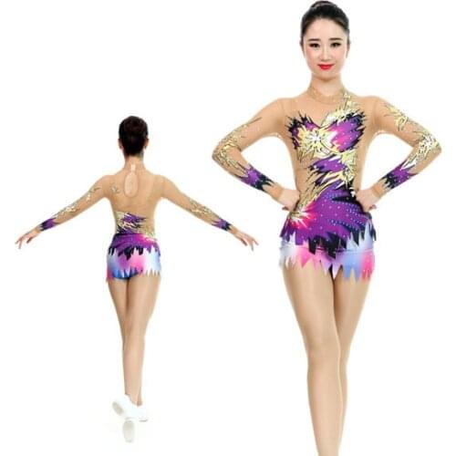 Artistic gymnastics Competition Gymnastics leotard Kids Performances leotards Custom Style and size