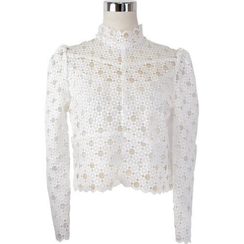 J-Bg Pink Lace Blouses