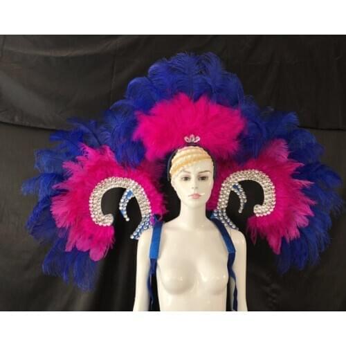 Lo spettacolo di danza copricapo di piume di accessori di abbigliamento La FESTA La Maschera IL Festival