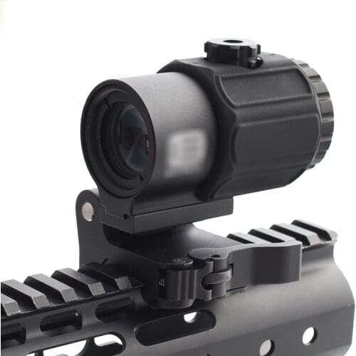 Magorui G43 3x Magnifier Scope Sight with Switch to Side STS QD Mount 1" Weaver or MIL-STD-1913 Rail Mount