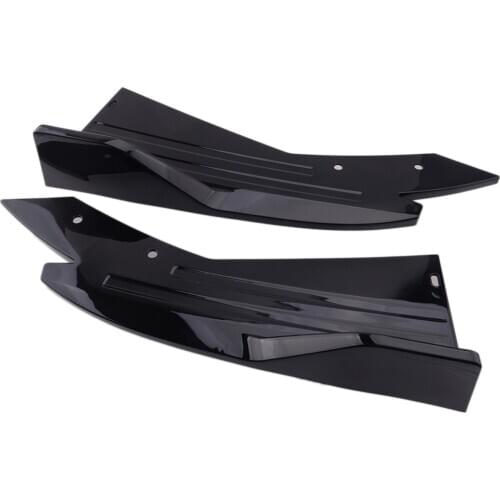 Pair Rear Bumper Corner Apron Spat Lip Wrap Splitter Diffuser Canard Protector Fit for Lexus IS200T IS250 IS350 IS300 2014-2020