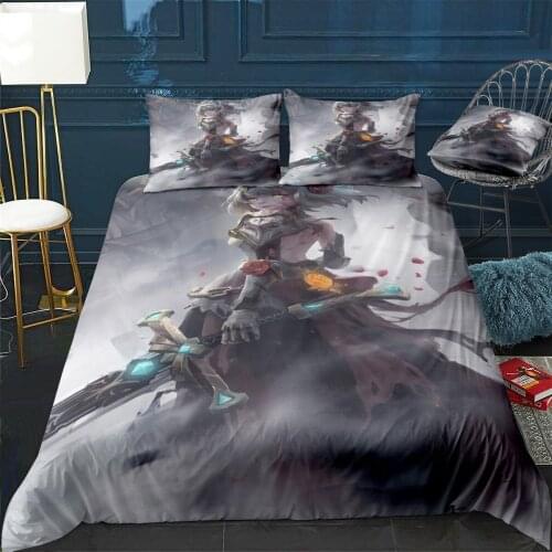 Genshin Duvet Cover Comfortable Quilt Home Decora Design Universal Bedding Set Bedclothes+Pillowcase 3pcs