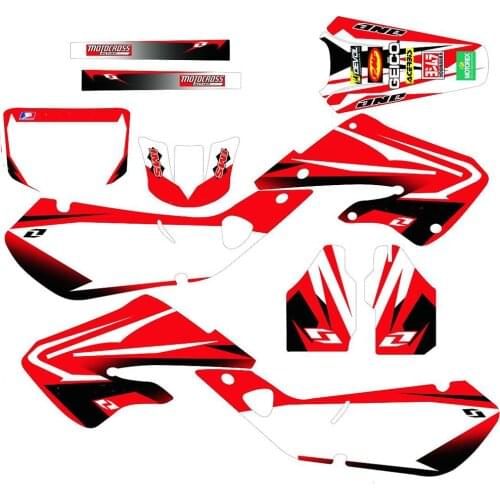 Full set of Motocross 3M Decals Graphics Stickers kits For Honda CR125 CR 125 1998 1999 For Honda CR250 CR 250 1997 1998 1999