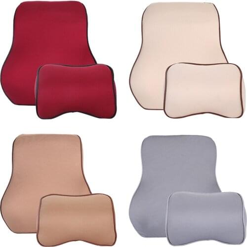 Practical Foam Car Headrest Pillow Neck Rest Auto Seat Office Chair Durable Multi-functional Classic Back Support Car Accessory