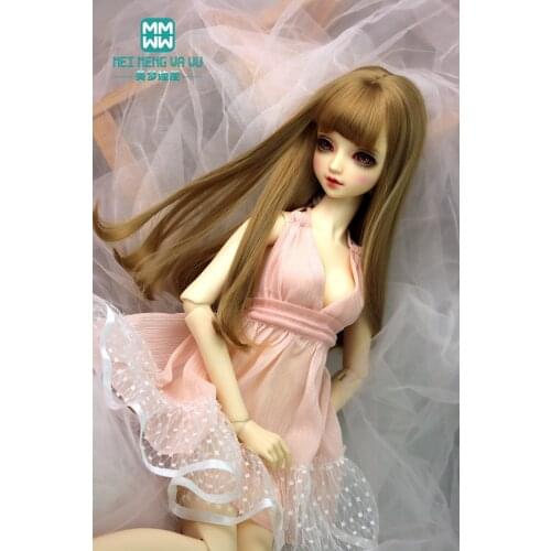 58--60CM 1/3 BJD Doll clothes DD SD Toy ball joint doll accessories Fashion pink gauze skirt