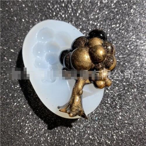 2020 New Transparent Silicone Mould Dried Flower Resin Decorative Craft DIY tree Mold epoxy resin molds for jewelry
