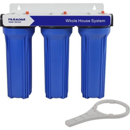 Heavy Duty 3-Stage Whole House, Caravan, Boat, RV, Water Filtration System include 10" Sediment 5um ,Carbon Block ,Sediment 1um