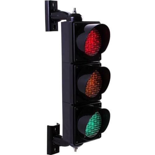 High quality 100mm RYG PC housing LED traffic light