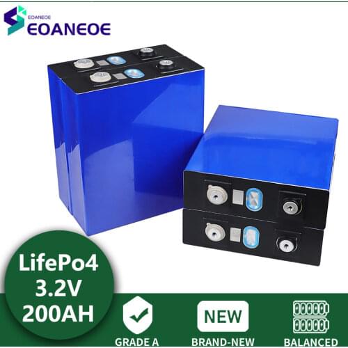 2021 new Lifepo4 3.2v200ah new lifepo4 rechargeable battery 3.2v200ah battery, suitable for 12v200ah solar syste EU US tax free