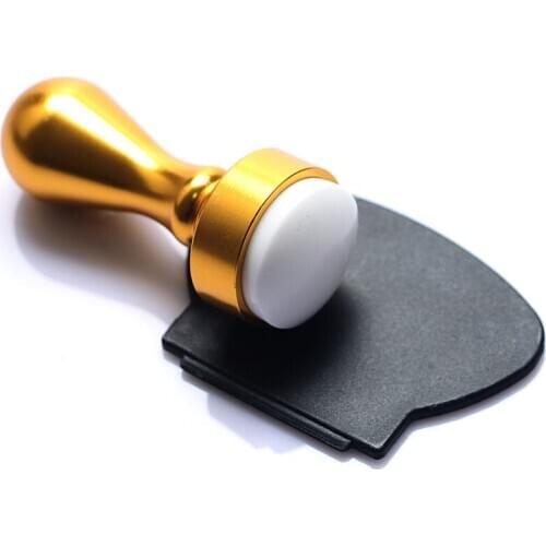 1Pc Round Head Stamping Nail Art Stamper Practical Nail Art Stamper (Random Gold or Silver)