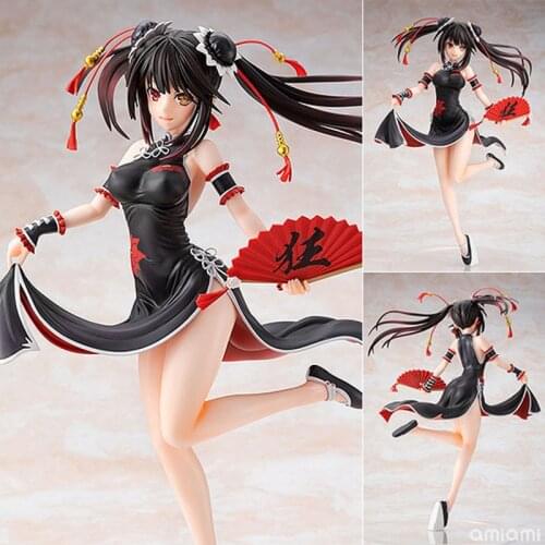 23.5cm Anime Figure Toys Date A Live Tokisaki Kurumi cheongsam ver. PVC Action Figure Toy Model Doll gift