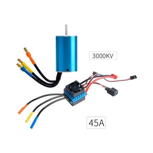 2845 Waterproof Brushless Motor for 1/10 2S 3S RC Car Drift Racing Off-Road Truck Motor 2600 3000 3930KV