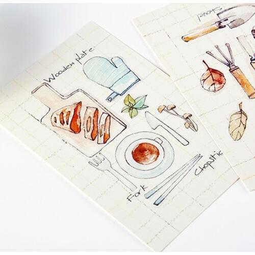 30pcs stuff about life style card multi-use as Scrapbooking party invitation DIY Decoration gift card message card postcard