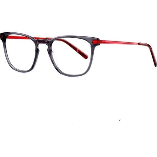 Acetate Glasses Frame Unisex Square Prescription Eyeglasses 2019 New Women Male Myopia Optical Frames Clear Spectacles Eyewear