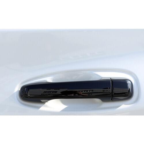 For Toyota 4Runner 2010-2019 Accessories ABS Black Exterior Side Door Handle Cover Trim Car Styling