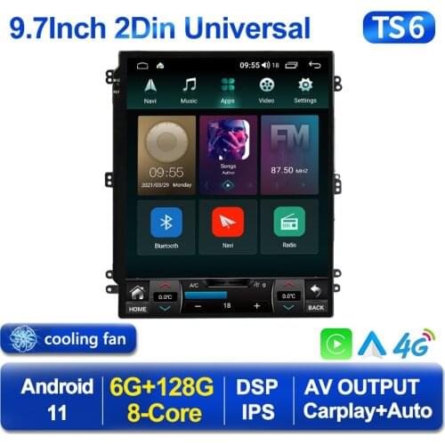 Android 11 2 Din Car radio Multimedia Video Player Universal auto Stereo GPS MAP For Volkswagen Nissan Hyundai Kia toyota CR-V