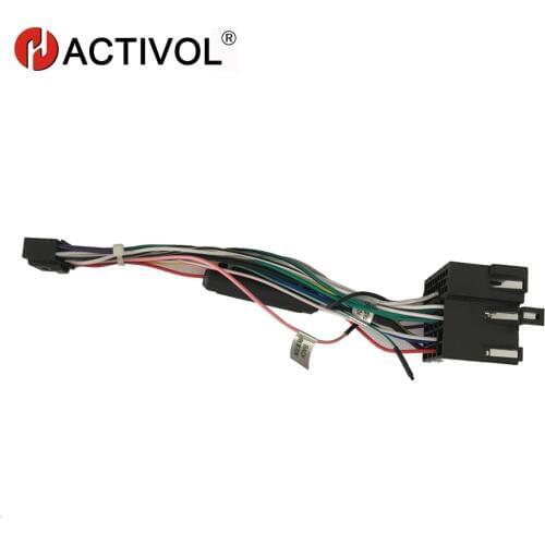 2 din Car Radio ISO Plug Power Adapter Wiring Harness for KIA Forte sportage Hyundai Tucson ISO power harness For car dvd player
