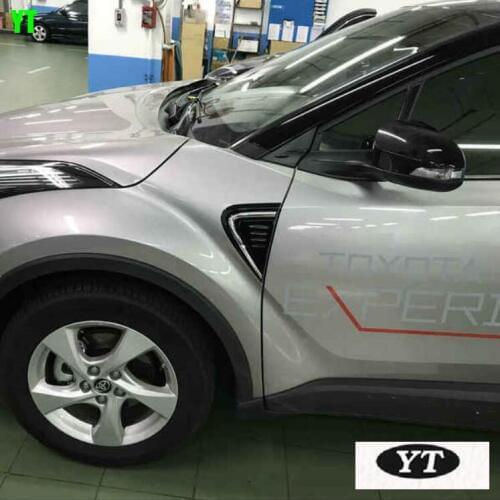 Auto front leaf plate trim for C-HR 2017,2pcs/lot ABS