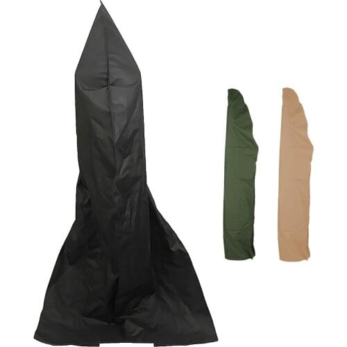 Garden Parasol Cover Waterproof Protector Umbrella Patio Cover Black 280cm Dry Top Trap Cover