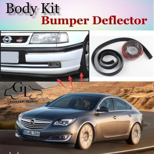 Bumper Lip Deflector Lips For Opel Vectra A / B / C / D Front Spoiler Skirt Scratch Proof Adhesive / Body Kit Strip