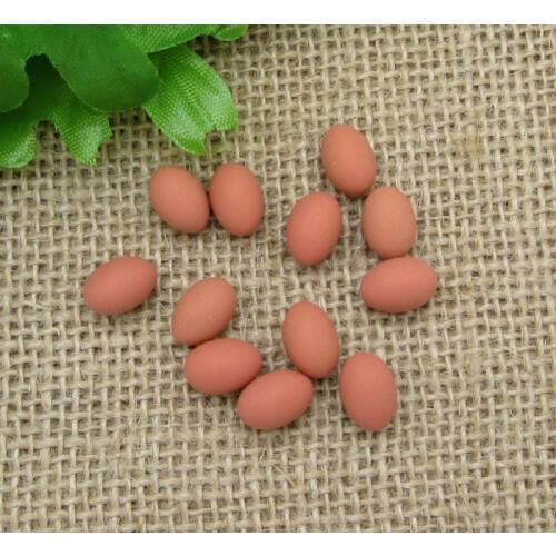 20Pcs Resin Eggs Decoration Crafts Flatback Cabochon Scrapbooking Fit Hair Clips Embellishments Beads Diy