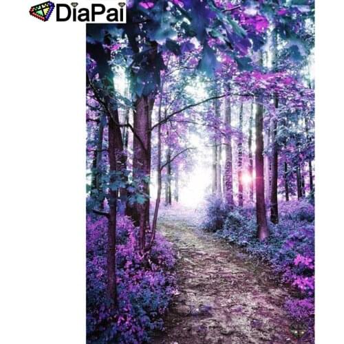 DIAPAI 5D DIY Diamond Painting 100% Full Square/Round Drill "Woods landscape" Diamond Embroidery Cross Stitch 3D Decor A22062