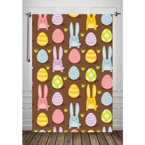 5x7ft Rabbit Easterer Day Photography Backdrop Photo Backdrop Studio Background