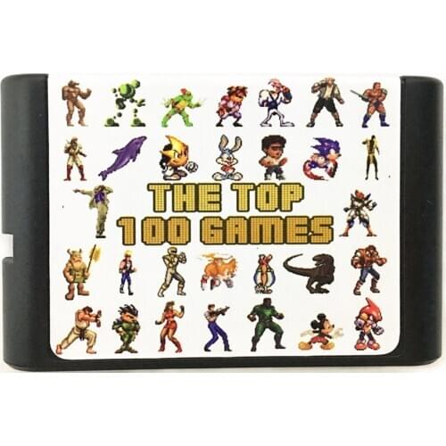 126 in 1 Game Cartridge 16 Bit Game Card For Sega Mega Drive MD for Megadrive For Genesis console