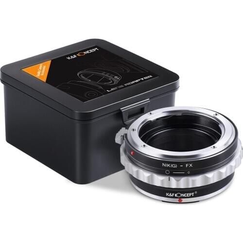 K&F Concept NIK G/F/AI/AIS/D Lens to Fuji X Mount Adapter for Nikon G AI F Mount Lens to Fujifilm Fuji X FX Mount Camera