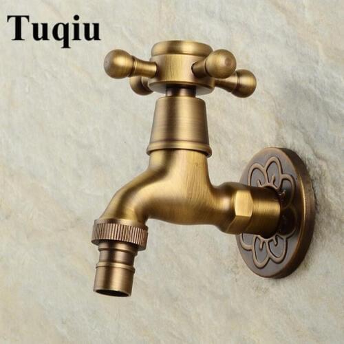 Brass Antique bronze bibcock, outside tap, washing machine faucet, toilet bibcocks, copper bibcock,tap,Garden faucet