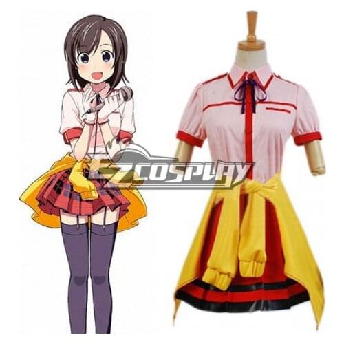 Locodol Yukari Kohinata Uniform Cosplay Costume E001