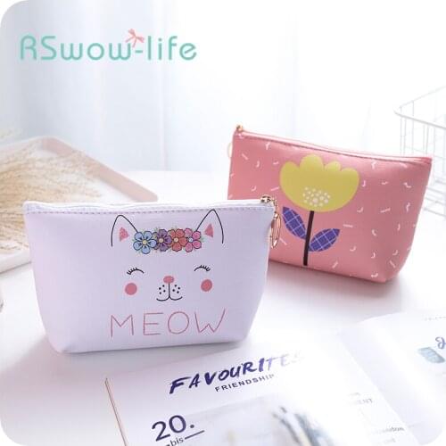 Small Cosmetic Storage Bag Portable Cute Travel Toiletry Bag Large-capacity Makeup Organizer Bathroom Organizer Brush Holder