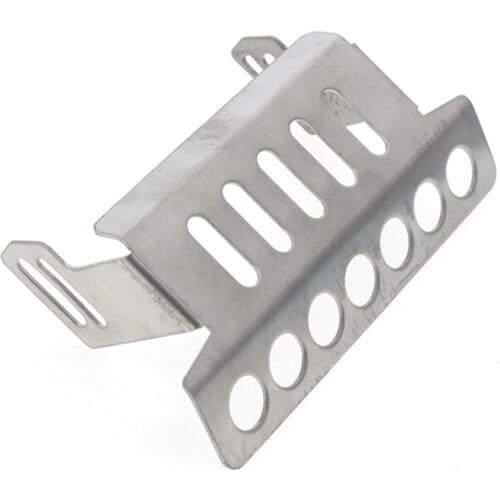 ​Metal Chassis Bumper Anti-collision Armor Protective Plate for 1/10 TRX4 RC Crawler Car Upgrade Part