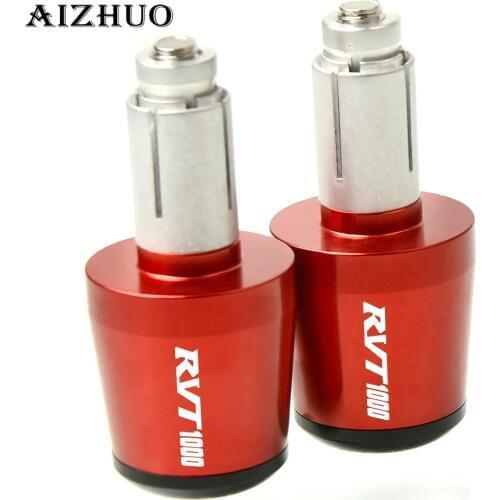 Motorcycle Accessories 7/8'' 22MM Handlebar Grips Handle Bar Cap End Plugs For HONDA RVT1000 2000 2001 2002 2003 2004 2005 2006