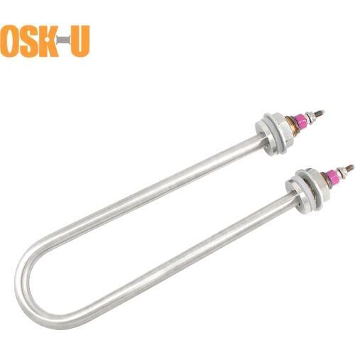 220V/380V Single U Shaped Heating Element M16 Thread 304SUS U type Heating Tube for Kitchen Appliance 1KW/1.5KW/2KW/3KW/4KW