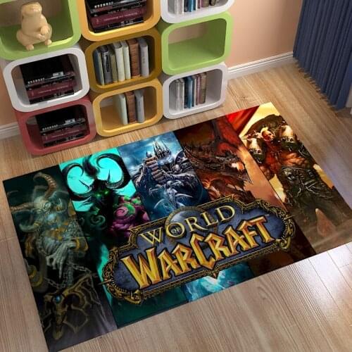 World Of war Game Floor Rug Doormat Square Carpet Room Bedroom Kitchen Living Room For kids Play Non-slip Mat Gift