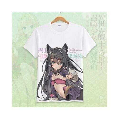 New Anime How Not to Summon a Demon Cosplay T-shirt Lord Shera L Greenwood T Shirt cotton Short Sleeve Tops Tee