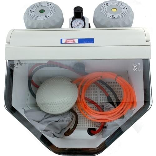 Jewelry Sandblasting Machine Double pen type automatic glass Sandblaster