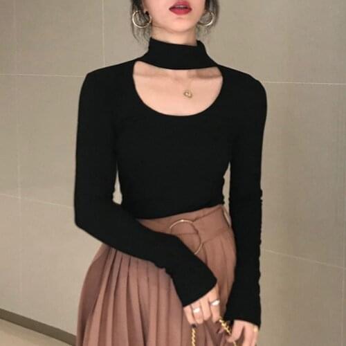 Женские однотонные футболки Poberlagals China At AliExpress