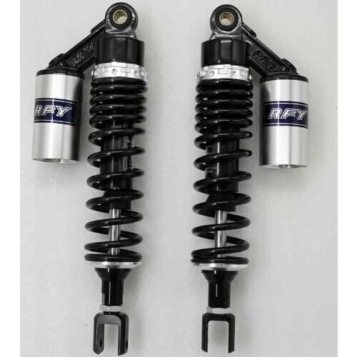 8mm spring 360mm MOTORCYCLE SHOCK ABSORBERS FOR Honda CB900F CB1100F CBX1000 SUZUKI YAMAHA Kawasaki black chrome