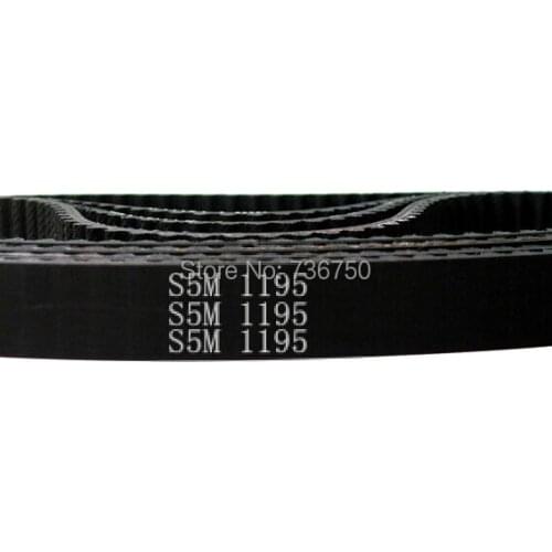 Timing Belt 150 S5M1195 S5M 1195 width 15mm Sptg W15-S5M1195/G BPS5M151195G Tajima Embroidery Machine Spare Parts