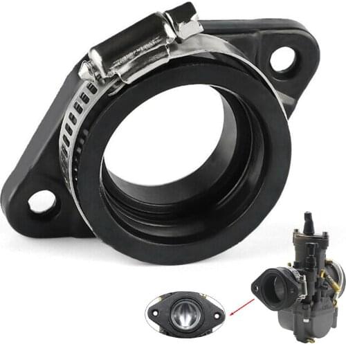 Motorcycle Carburetor Intake Manifold Rubber Interface Adapter fit for PWK32 34