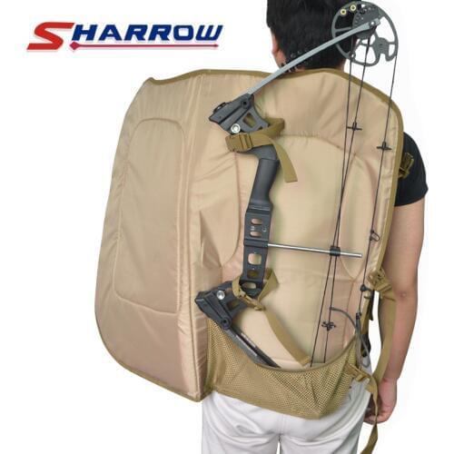 Sharrow Compound Bow Bag 600D Nylon Camouflage Printing Backpack for Hunting Shooting Compound Bow Bag