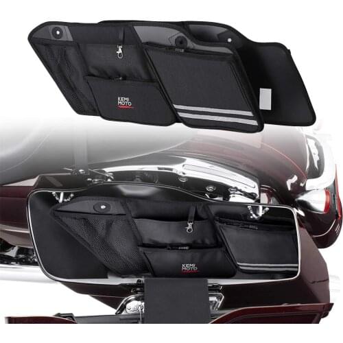 Motorcycle Saddlebags Organizer Saddle Bag Motorcycle Waterproof For Road Glide Electra Glide Street Glide Road King 1993-2013
