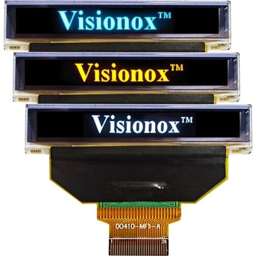 1.82 inch OLED display 26PIN White/yellow/blue 256*32 resolution SSD1326U driver M00415 industrial grade